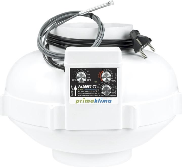 Produktbild Prima Klima Rohr-Ventilator EC 160 / Temp/Speed Control