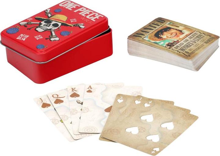 Productafbeelding Paladone Products One Piece speelkaarten in blik