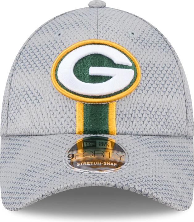 Image du produit New Era 9Forty Stretch Cap SIDELINE Green Bay Packers grey (Taille unique)