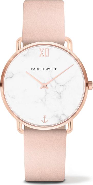 Paul Hewitt Miss Ocean Line Marble Roségold Leder Nude (Analoguhr, 33 mm)