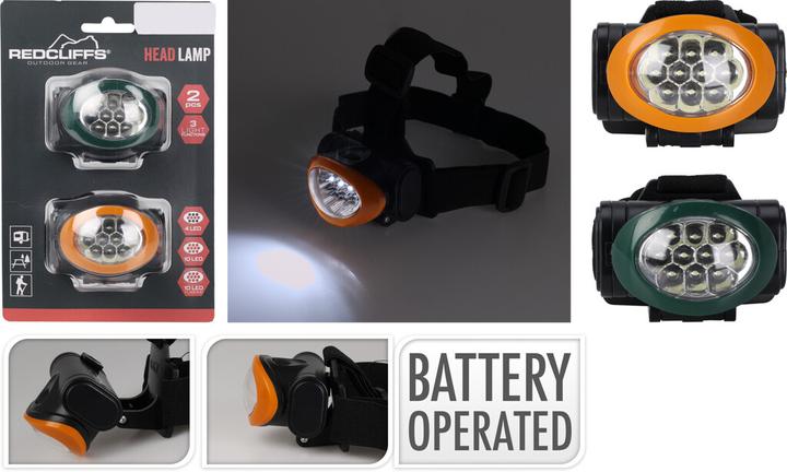 Actual product image Redcliffs Stirnlampe, 2 Stk.