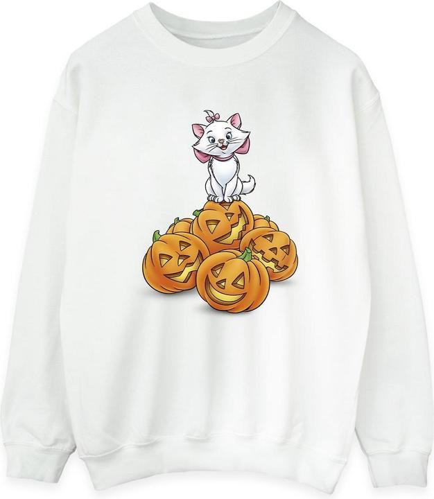 Actual product image Disney Womens/Ladies Marie Pumpkin Halloween Sweatshirt (4XL)