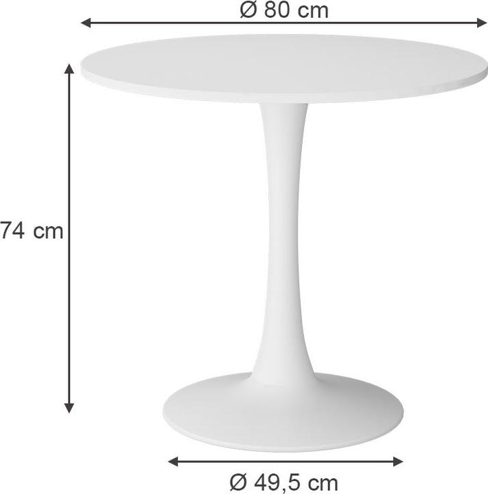 Actual product image Vicco Carl (80 x 74 cm)