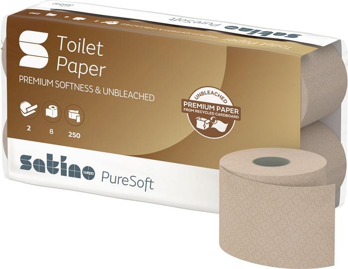 Satino by Wepa SATINO Toilet paper Satino PureSoft 66540 2-ply ( 9000469111 ) (8 x)