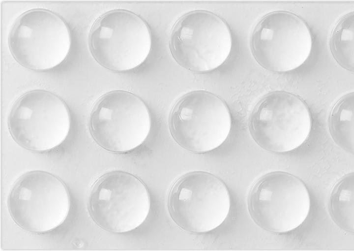 Actual product image Relaxdays Rubber buffer (222 Piece, 1.5 x 1.5 x 0.5 cm)