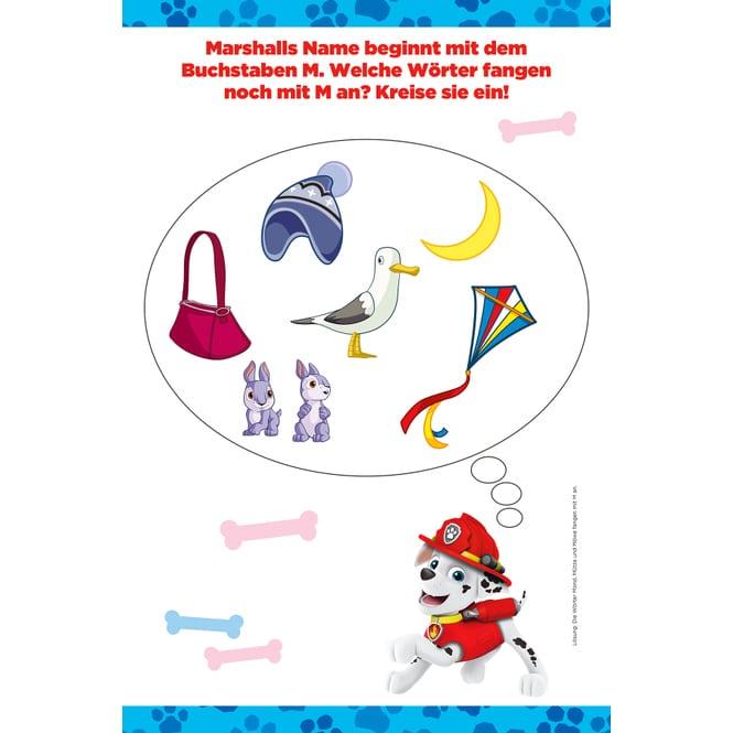 Actual product image Panini Paw Patrol: Mein kunterbunter Vorschulblock (German, Panini, 2019)