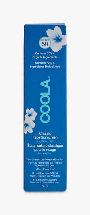 Actual product image Coola Suncare Classic Lotion Fragrance Free (Sun cream face, SPF 50, 50 ml, 50 g)