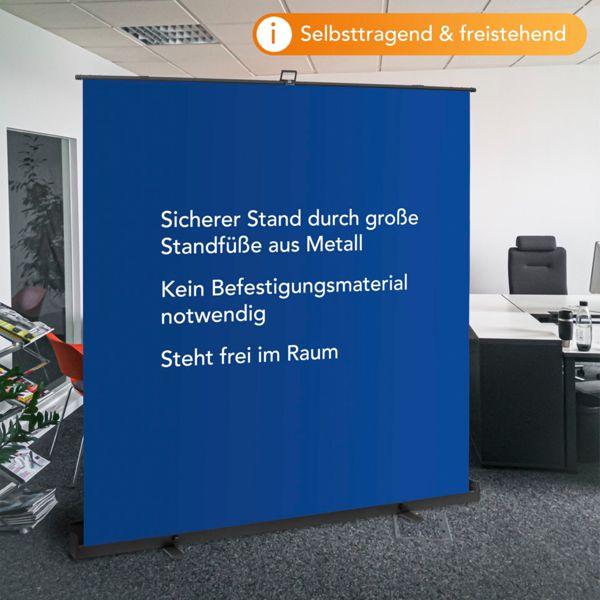 Actual product image Walimex pro Roll-up panel background blue 210x220 (220 cm, 220 cm)