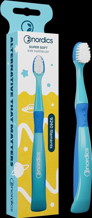 Produktbild Nordics Kinderzahnbürste 9240 Super Soft Blue Mermaid (Weich, 1 x)