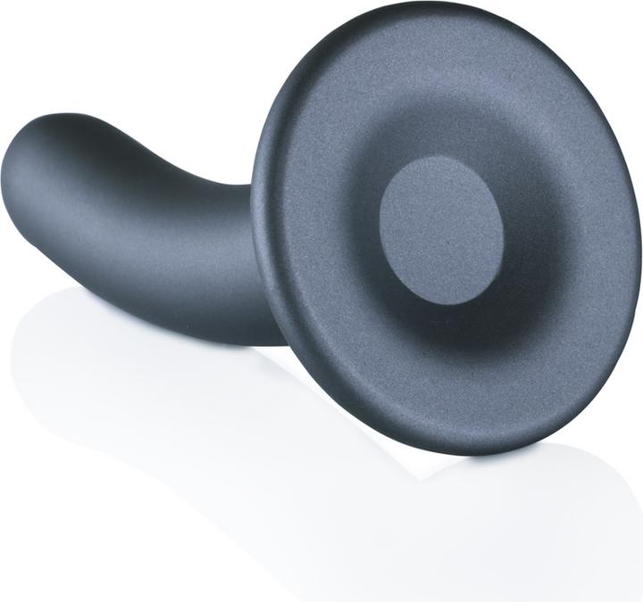 Actual product image Ouch! Smooth G-Spot Dildo - 5" / 12 cm - Gun Metal