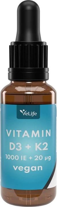 Produktbild VeLife D3 K2 vegan Tropfen (1 Stück, Tropfen, 83 g)