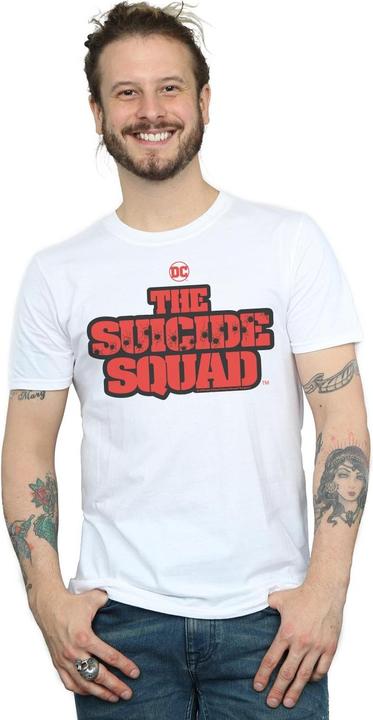 Actual product image Mens The Suicide Squad Movie Logo T-Shirt (XXL)
