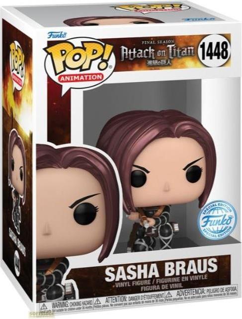 Produktbild Funko POP! L'Attaque des Titans (Season 4) Sasha Braus Métallique Exclusive