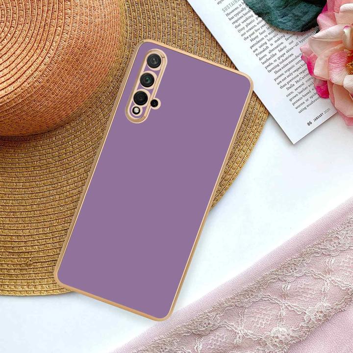 Actual product image Cadorabo Case for Honor 20 / 20S / Huawei NOVA 5T in TPU with camera protection LM130 Style (Huawei Nova 5T, TCL 20S, K20)