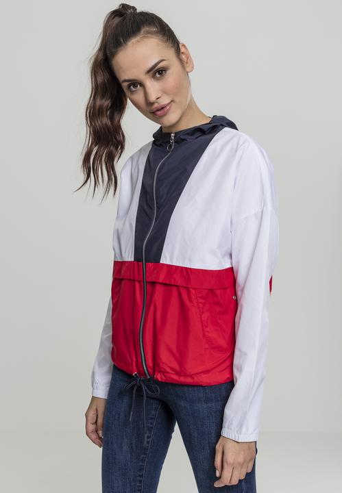 Actual product image Urban Classics Ladies 3-Tone Oversize Windbreaker (L)
