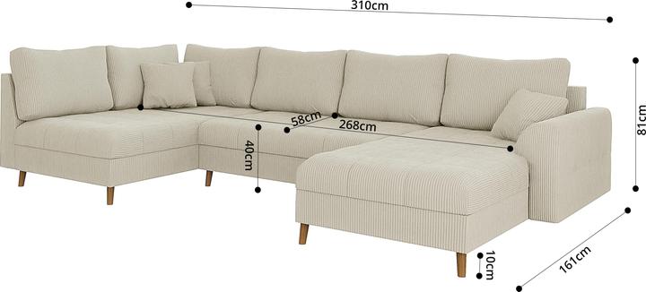 Actual product image Ropez Ariella (Sofa landscape)