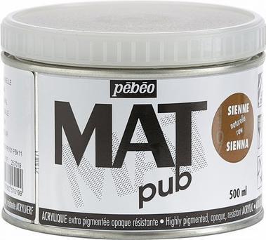 Produktbild Pebeo Acrylic Mat Pub (Siena Natur, 500 ml)