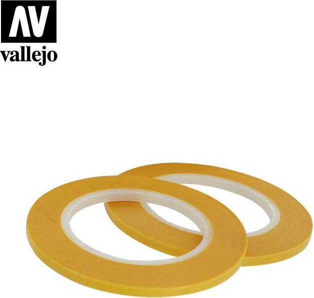 Immagine prodotto Vallejo Nastro adesivo di precisione 3mmx18m - Confezione doppia (T07004) (3 mm)