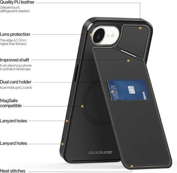 Actual product image Dux Ducis Rafi II Mag Series PC und TPU Hardcase Hülle (Apple iPhone 16e)