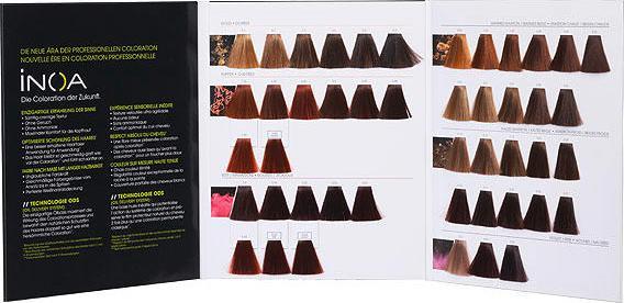 Actual product image L'Oréal Professionnel INOA INOA colour chart