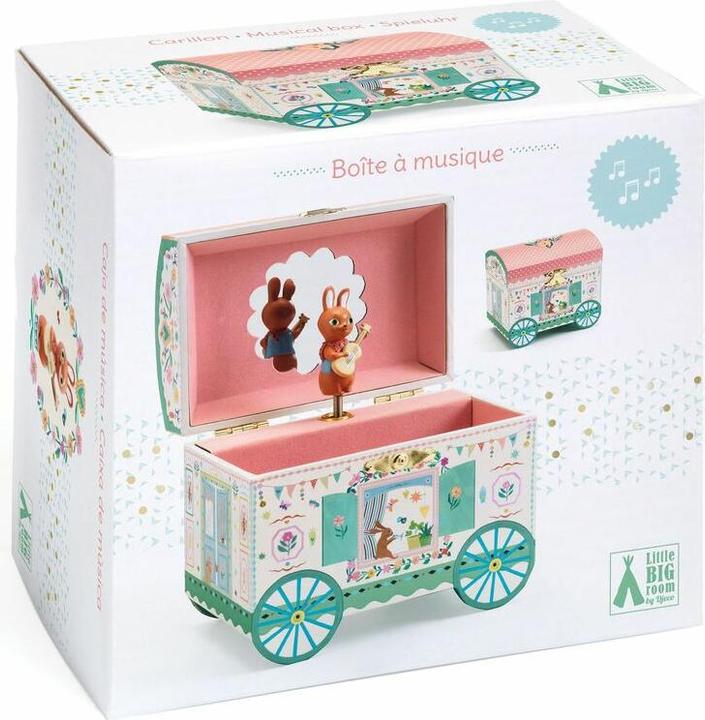 Actual product image Djeco Music box Enchanted caravan