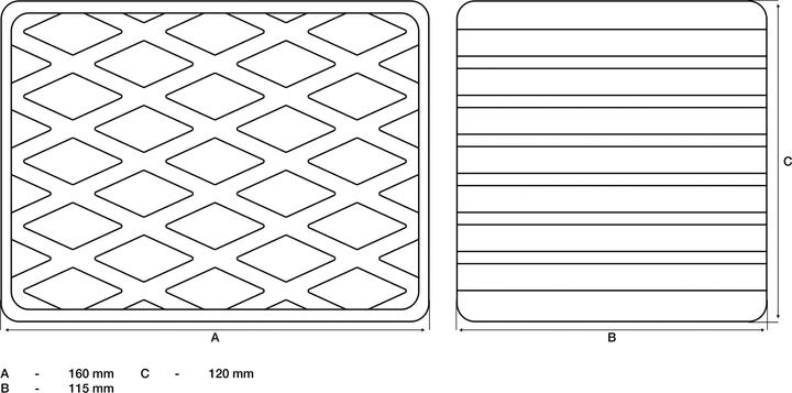 Produktbild BGS Gummiauflage für Hebebühnen 160 x 120 x 115 mm