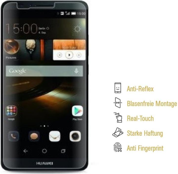 Produktbild Protectorking 2x Displayschutzfolie matt Anti-Reflex entspiegelt (2 Stück, Huawei Ascend Mate 7)
