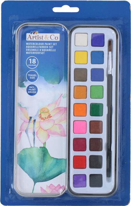Artist&Co Aquarell-Set, 19-tlg.