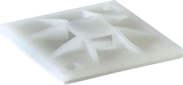 Produktbild HellermannTyton Q-Mount Sockel QM30 natur schraubbar (30 mm, 100 Stk.)
