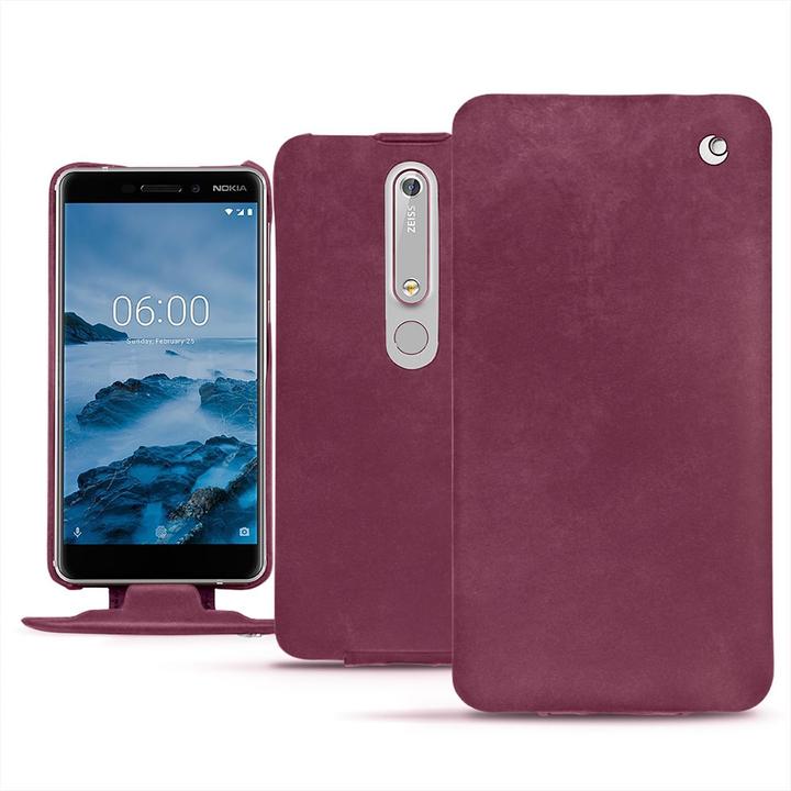 Productafbeelding Noreve Lederen omslag verticaal (Nokia 6 (2018))