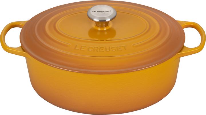Image du produit Le Creuset Cocotte Signature ovale 31 cm Nectar (31 cm, Cocotte + faitout, Fonte)