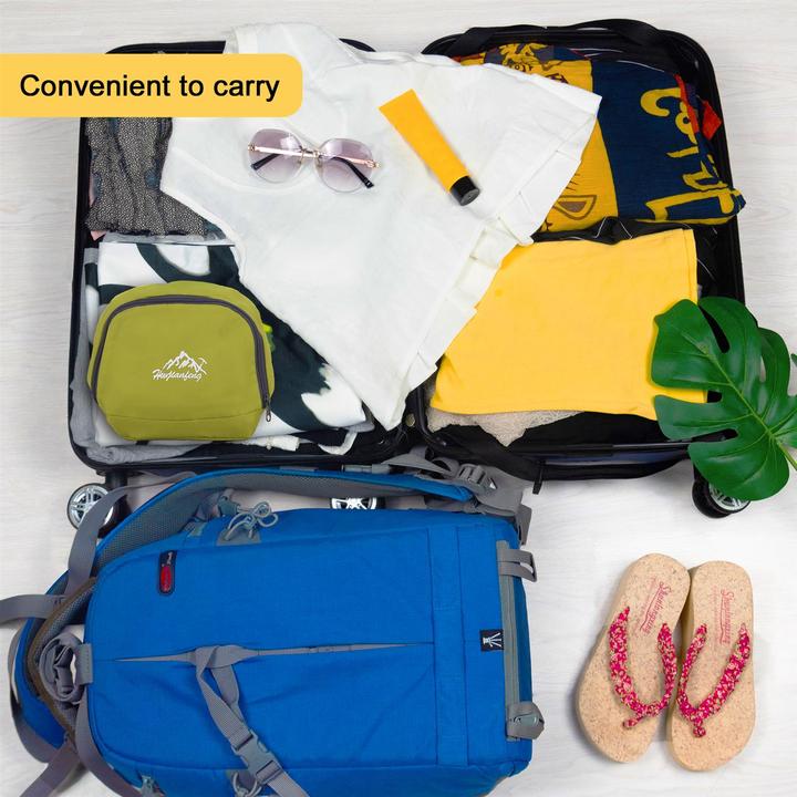 Produktbild Intirilife Faltbarer Rucksack in Limette (36 l)