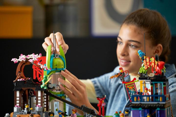 Actual product image LEGO Ninjago - Markets in the City (71799, LEGO Ninjago, LEGO Rare Sets)