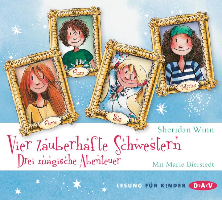 Actual product image Four Magical Sisters - Three Magical Adventures 1-3 (Sheridan Winn., German)