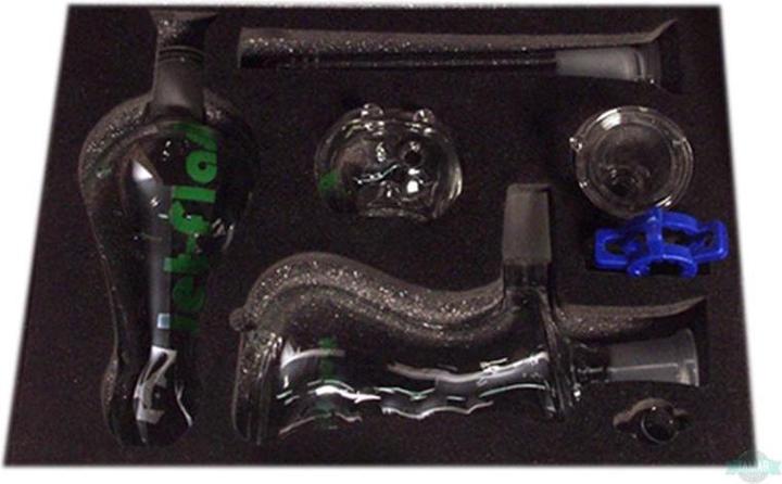 Image du produit Black Leaf Pipe en verre Jet Flash Set