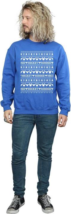 Produktbild Disney Mickey And Minnie Christmas Fair Isle Sweatshirt (S)