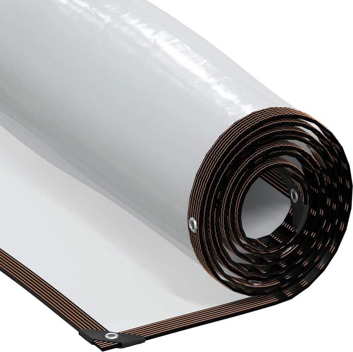 Produktbild VidaXL Transparente Plane mit Ösen 6x12 m Polyethylen durchsichtige Plane (600 x 1200 cm)