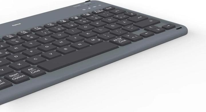 Immagine prodotto Hama Tastiera Bluetooth® Travel 500 per tablet 7-11, custodia, nero, QWERTZ DE (00125137) (DE)