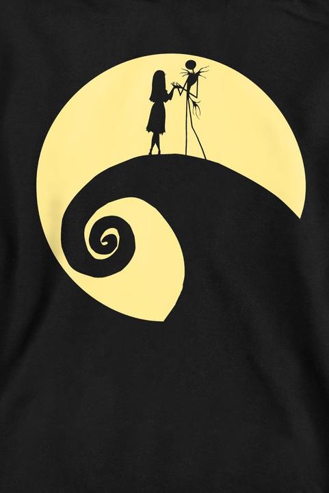 Actual product image The Nightmare Before Christmas Unisex Adult Jack Sally Circle Sweatshirt (XL)