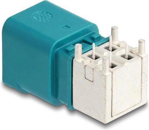 Produktbild Delock Mini FAKRA Z Stecker quad gewinkelt B-Typ PCB (Netzwerkkabel Stecker)