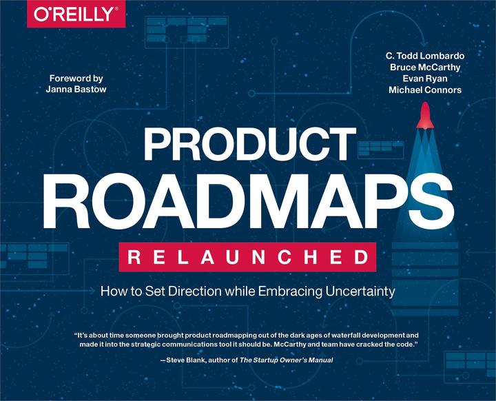 Immagine prodotto Product Roadmaps Relaunched (Inglese, Evan Ryan, Michael Connors, Bruce McCarthy, C. Todd Lombardo, 2017)