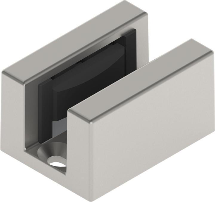 Produktbild Helm Bodenführung SmartGuide G spielfrei für Glas 8-12,76 mm Edelstahl-Effekt