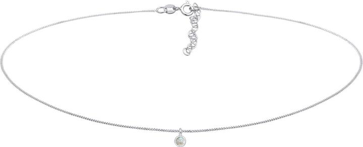 Produktbild Elli Choker, Edelsteinkette (Labradorit, 925 Sterling Silber, 36 cm)