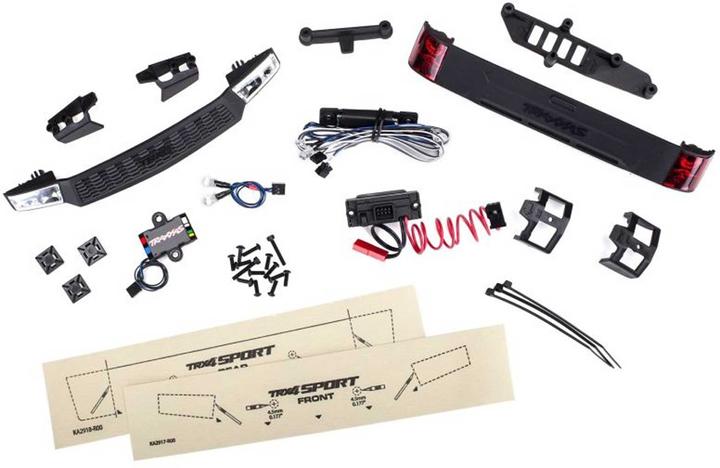 Actual product image Traxxas LED light kit cpl. with Powersupply (Headlights, Tail light &