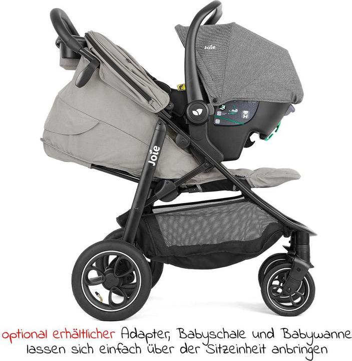 Image du produit Joie Litetrax Pro Air avec habillage pluie Pebble
