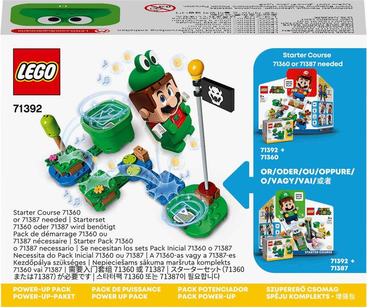 Image du produit LEGO Costume de Mario la grenouille (71392, LEGO Super Mario)