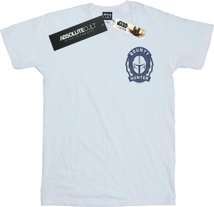 Produktbild Star Wars The Mandalorian Bounty Hunter Badge Breast Print TShirt (S)