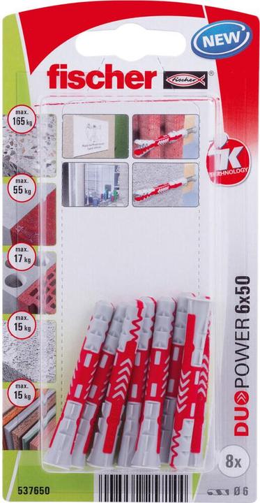 Immagine prodotto Fischer DuoPower 6x50 K (8) (8 pz.)