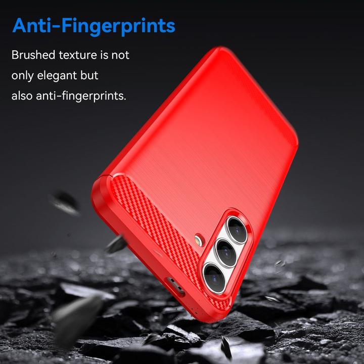 Produktbild Amazon Hülle für Samsung Galaxy S24 5G Schutz Handy Case Cover Carbon Etuis Bumper Neu (Samsung Galaxy S24+)