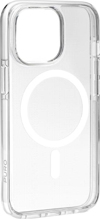 Actual product image Puro LITEMAG PRO iPhone 15 Pro Max 6.7" MagSafe przezroczysty/transparent PUIPC15P67LITEMPWHI (Apple iPhone 15 Pro Max)
